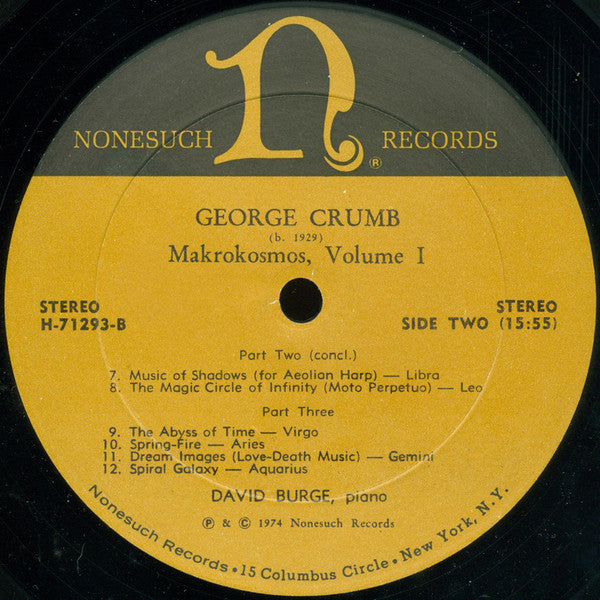 George Crumb - Makrokosmos, Volume I