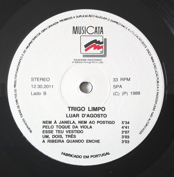 Trigo Limpo - Luar D'Agosto