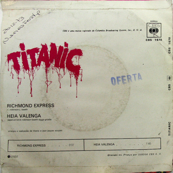 Titanic (3) - Richmond Express / Heia Valenga