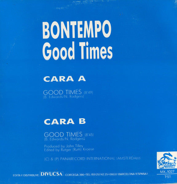 Bontempo - Good Times (1987 Re-make)