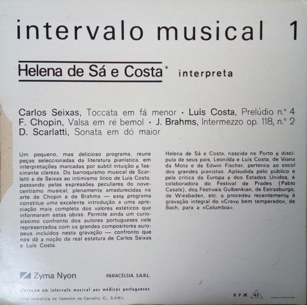 Helena Sá e Costa - Intervalo Musical 1