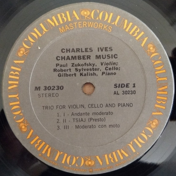 Charles Ives - Paul Zukofsky, Gilbert Kalish And New York String Quartet - Charles Ives Chamber Music