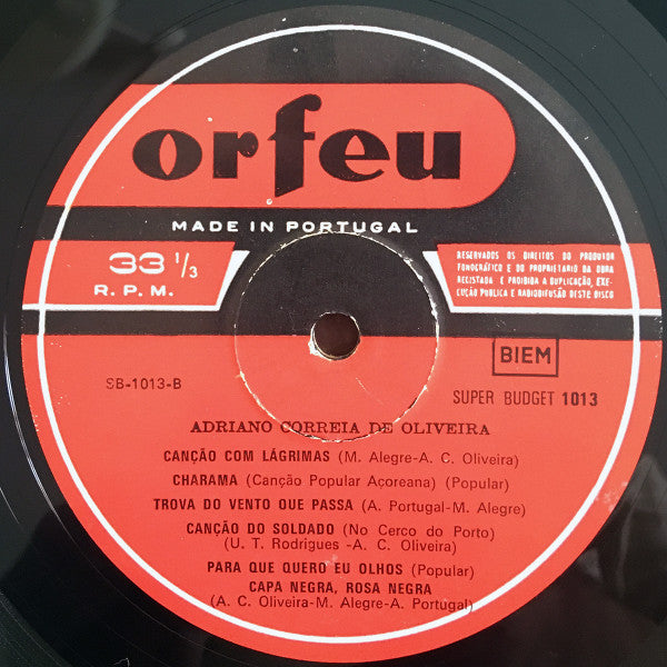 Adriano Correia De Oliveira - Adriano Correia De Oliveira