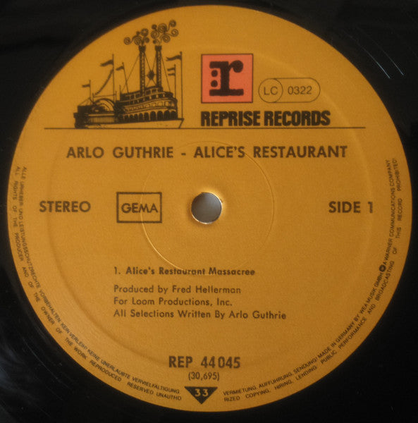 Arlo Guthrie - Alice's Restaurant