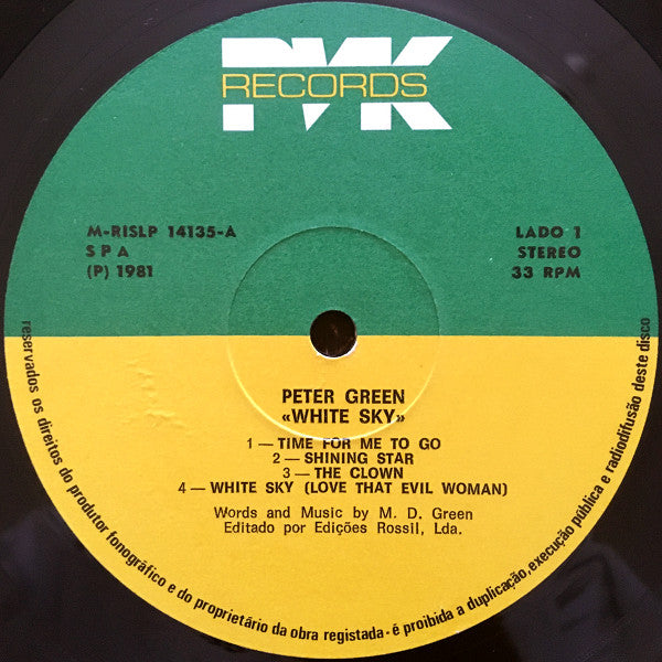 Peter Green (2) - White Sky