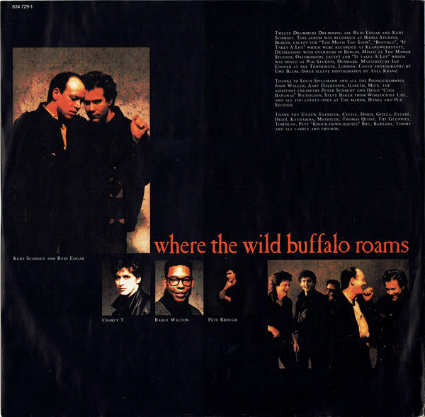 Twelve Drummers Drumming - Where The Wild Buffalo Roams