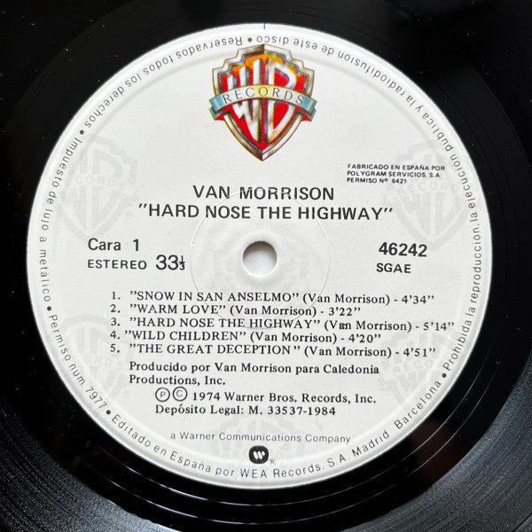 Van Morrison - Hard Nose The Highway