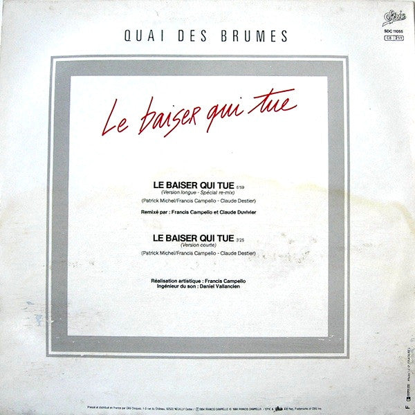 Quai Des Brumes - Le Baiser Qui Tue
