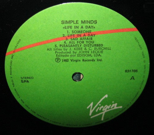 Simple Minds - Life In A Day