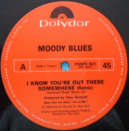 The Moody Blues - I Know You're Out There Somewhere