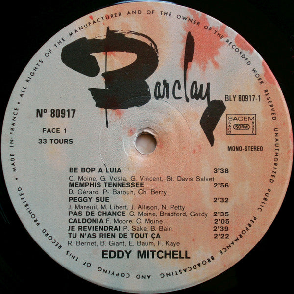 Eddy Mitchell - L'épopée Du Rock