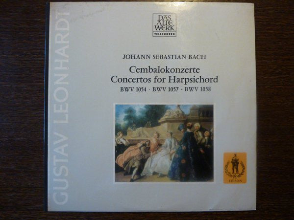 Johann Sebastian Bach, Gustav Leonhardt - Cembalokonzerte / Concertos For Harpsichord Bwv 1054 • Bwv 1057 • Bwv 1058