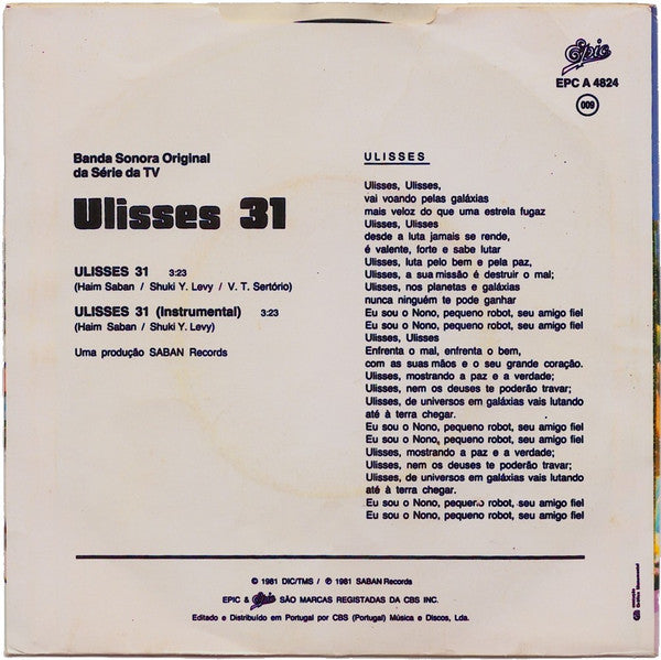 Various - Ulisses 31 (Banda Sonora Original Da Série Da Tv)