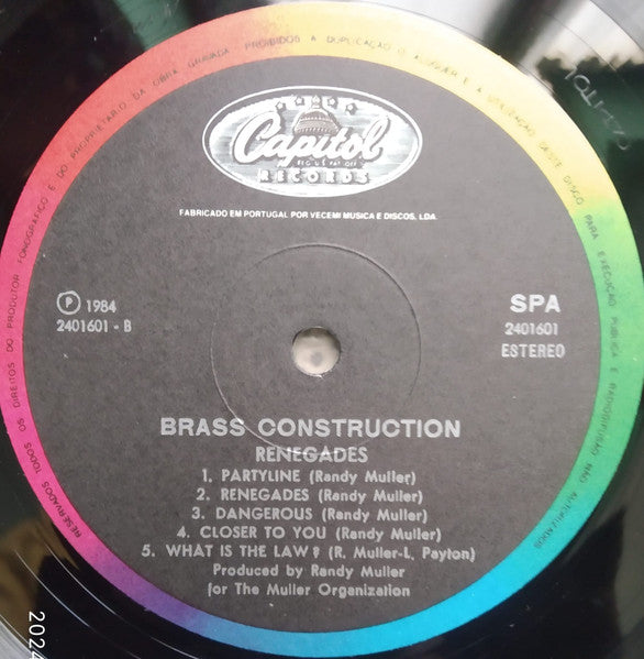 Brass Construction - Renegades