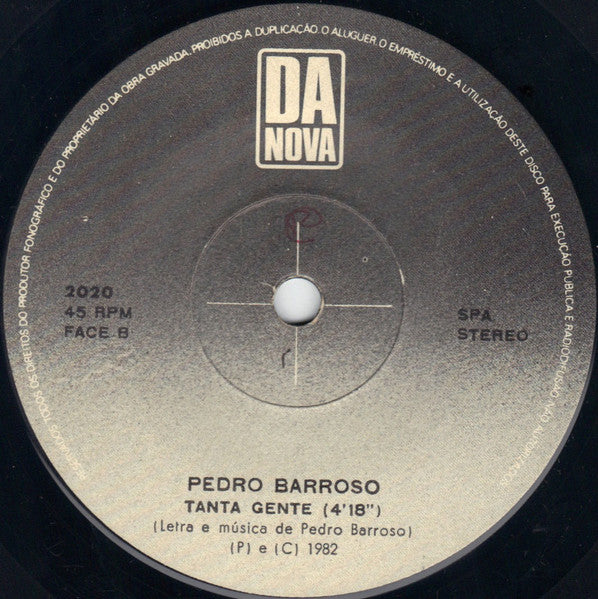 Pedro Barroso - Cantar Brejeiro / Tanta Gente