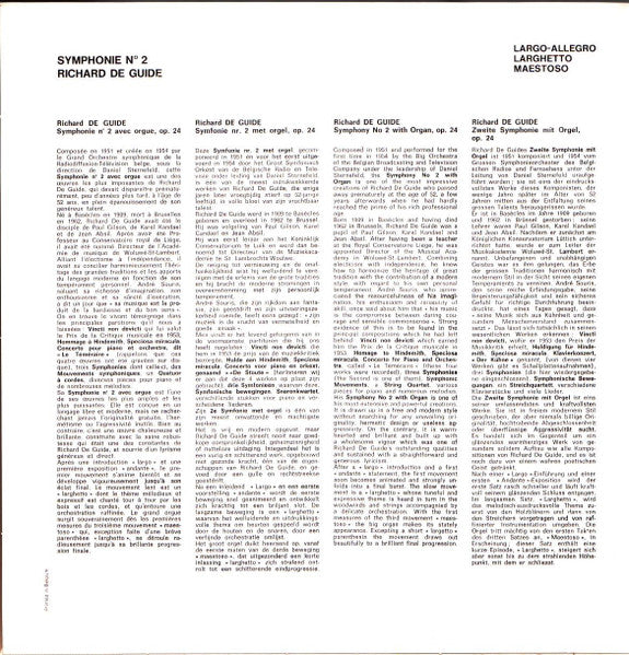 Richard de Guide, Claude Debussy - Symphonie N°2 / Iberia "Images Pour Orchestre"