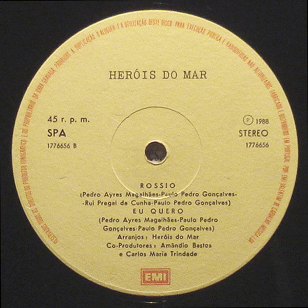 Heróis Do Mar - Eu Quero