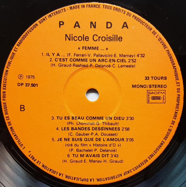 Nicole Croisille - Femme...