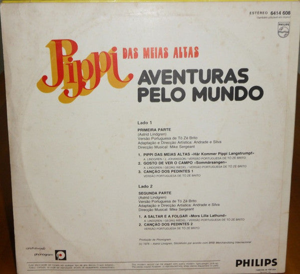 Astrid Lindgren - Andrade E Silva, Tozé Brito - Pippi Das Meias Altas: Aventuras Pelo Mundo