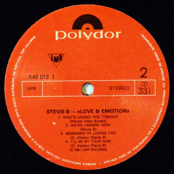 Stevie B - Love & Emotion