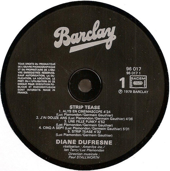 Diane Dufresne - Strip Tease
