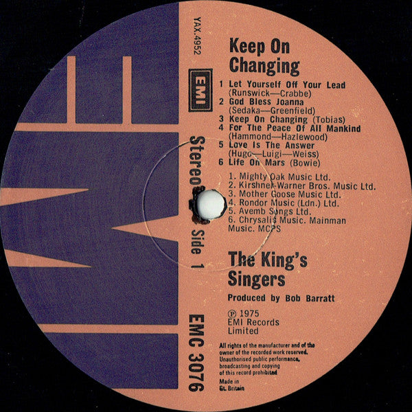 The King's Singers - Keep On Changing