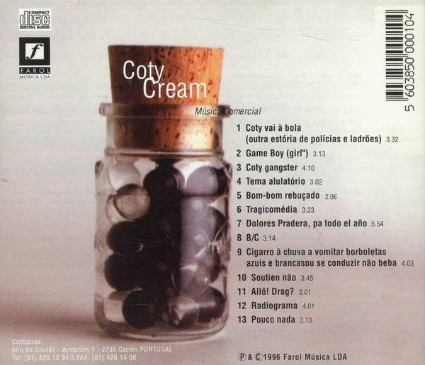 Coty Cream - Musica Comercial