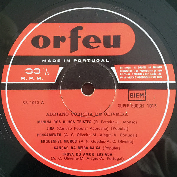 Adriano Correia De Oliveira - Adriano Correia De Oliveira