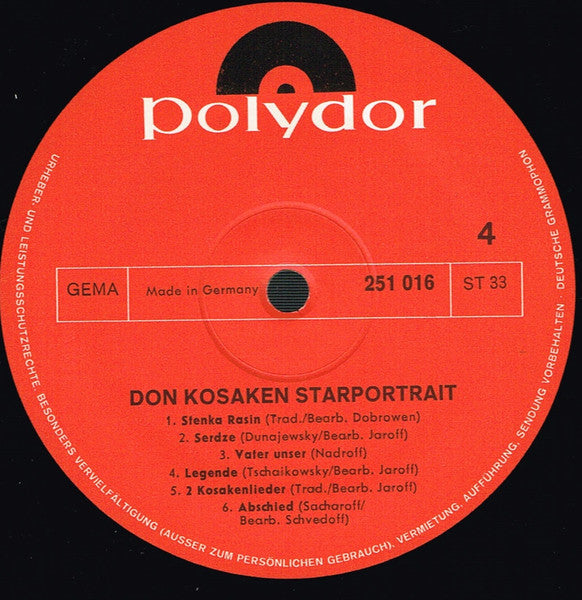 Don Kosaken Chor Serge Jaroff - Starportrait - Don Kosaken Chor Serge Jaroff