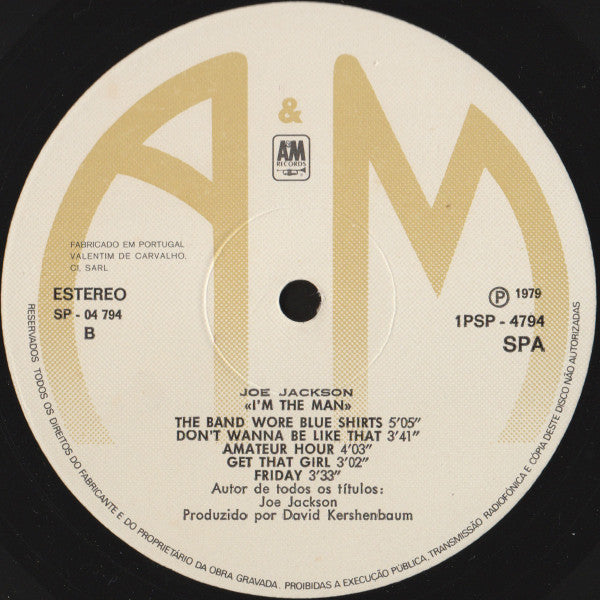 Joe Jackson - I'm The Man