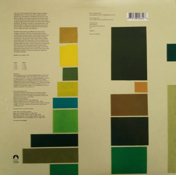 Rafael Toral - Space Elements Vol. III