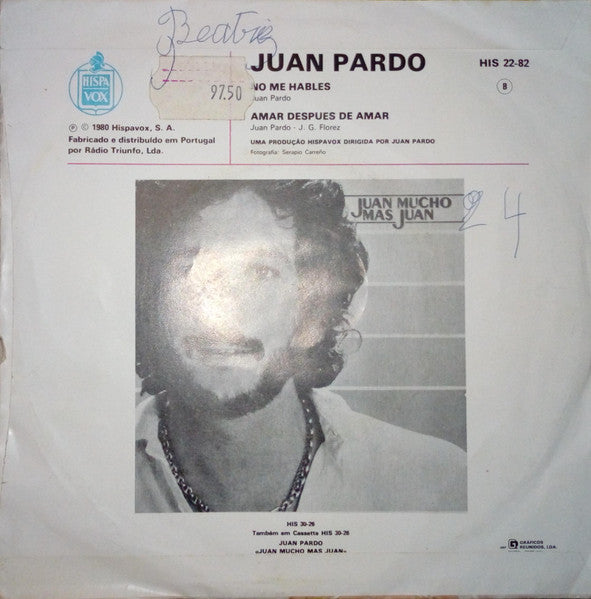 Juan Pardo - No Me Hables