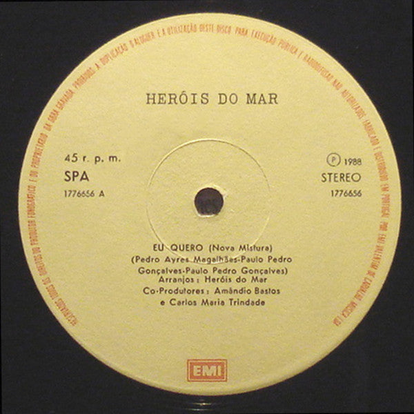 Heróis Do Mar - Eu Quero