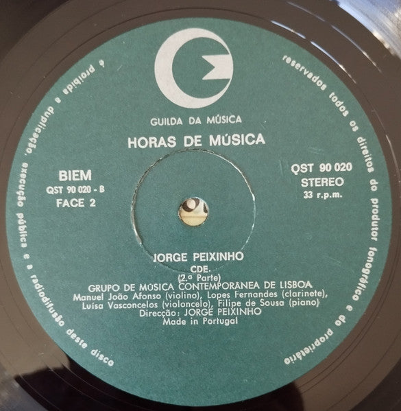 Jorge Peixinho - CDE