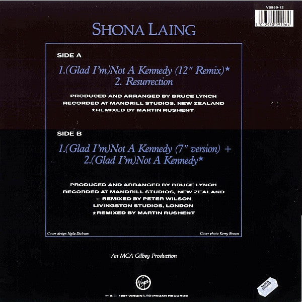 Shona Laing - (Glad I'm) Not A Kennedy