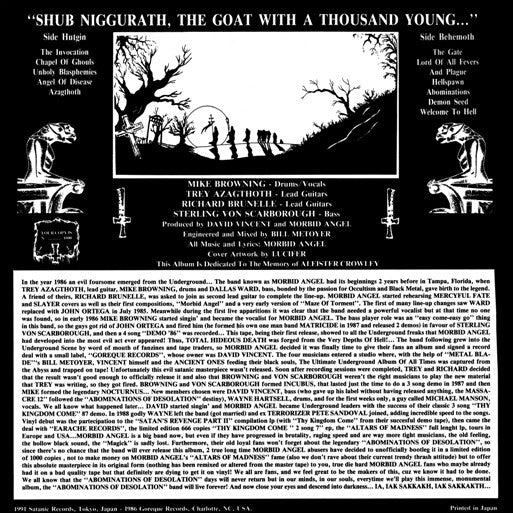 Morbid Angel - Abominations Of Desolation