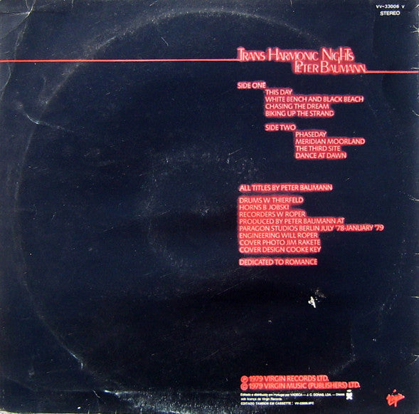Peter Baumann - Trans Harmonic Nights