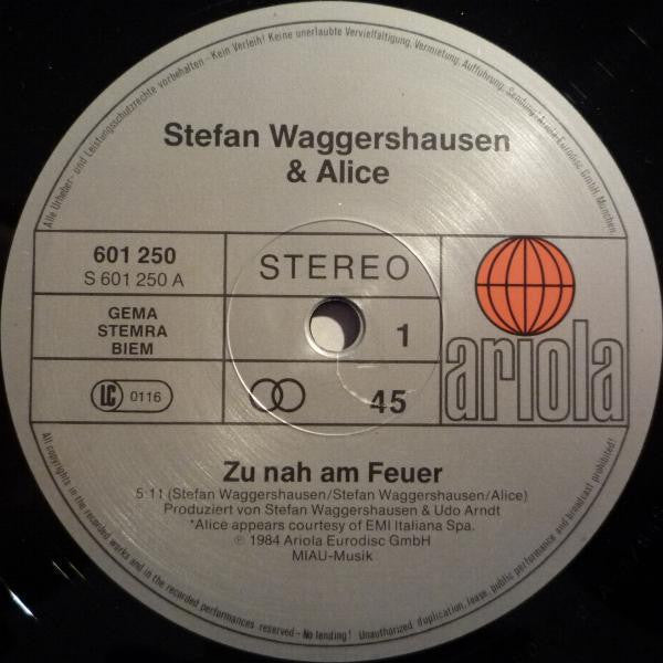 Stefan Waggershausen & Alice (4) - Zu Nah Am Feuer