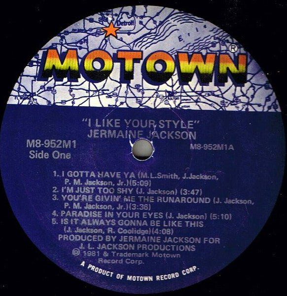 Jermaine Jackson - I Like Your Style