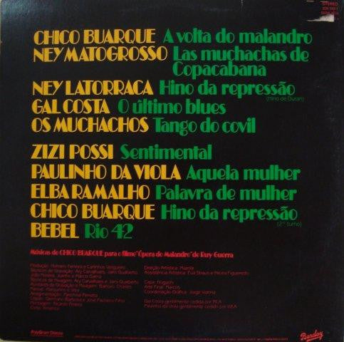 Various - Chico Buarque Apresenta Malandro