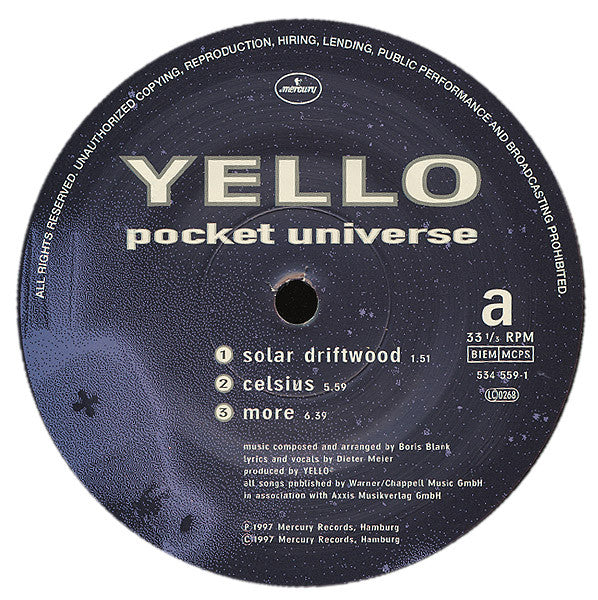 Yello - Pocket Universe