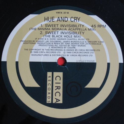 Hue & Cry - Sweet Invisibility Remix