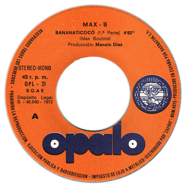 Max-Henri Boulois - Bananaticocó