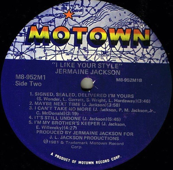 Jermaine Jackson - I Like Your Style