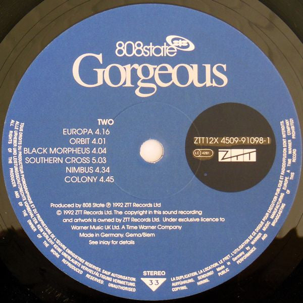 808 State - Gorgeous