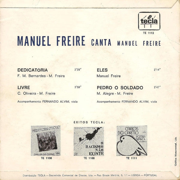 Manuel Freire - Canta Manuel Freire