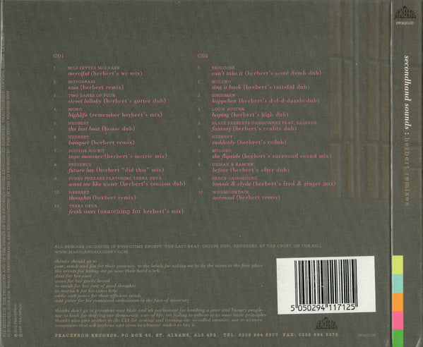 Matthew Herbert - Secondhand Sounds: Herbert Remixes