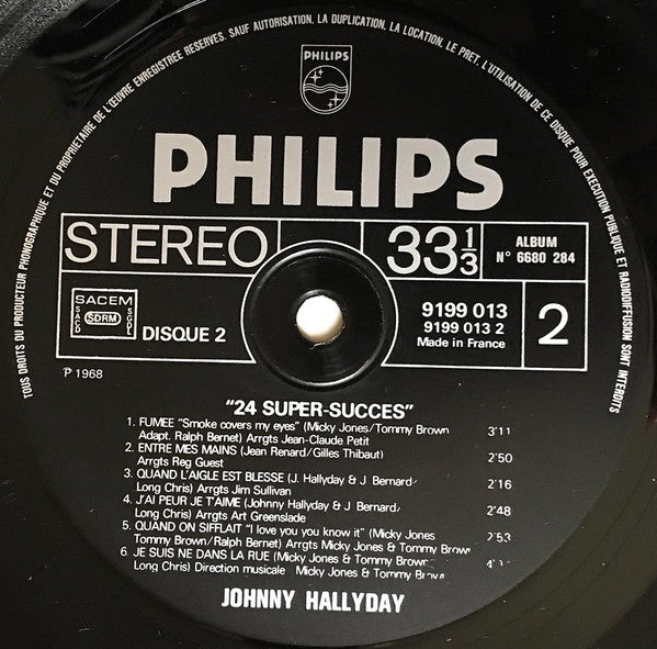 Johnny Hallyday - 24 Super Succès