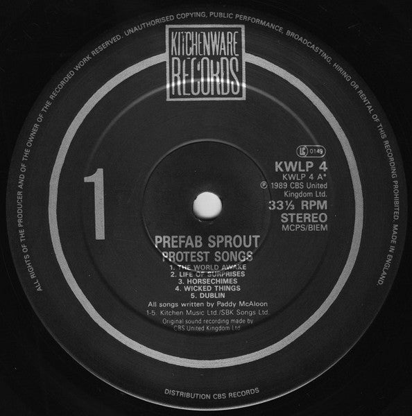 Prefab Sprout - Protest Songs