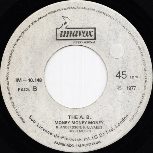 The A.B. - Knowing Me Knowing You / Money, Money, Money